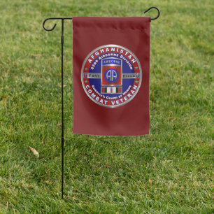 82nd Airborne Division Afghanistan Veteran Garden Flag