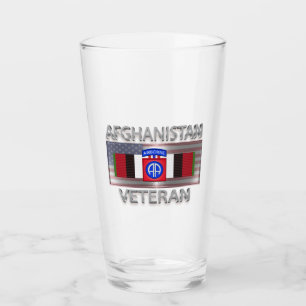 82nd Airborne Division Afghanistan Veteran Glass