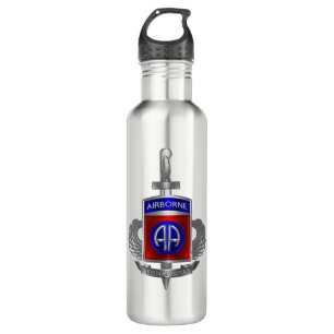 82nd Airborne Division “AFGHANISTAN VETERAN" Stainless Steel Water Bottle