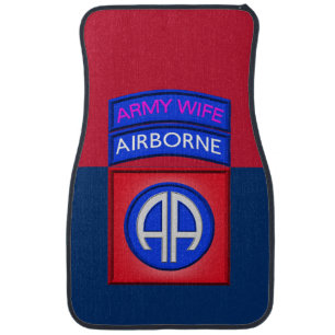 82nd Airborne Division Airborne Army WIfe Car Floor Mat