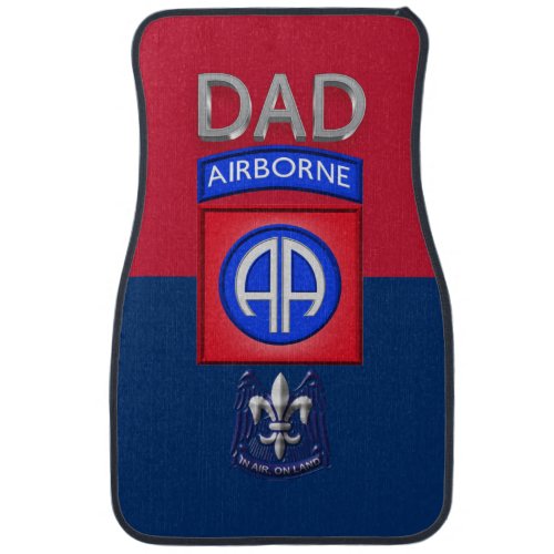 82nd Airborne Division Airborne DAD Car Floor Mat