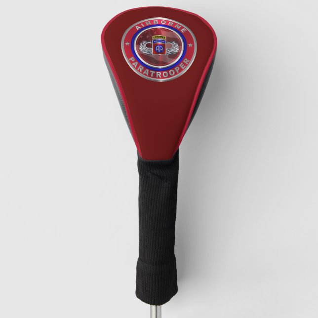 82nd Airborne Division “Airborne Ranger” Golf Head Cover (Front)
