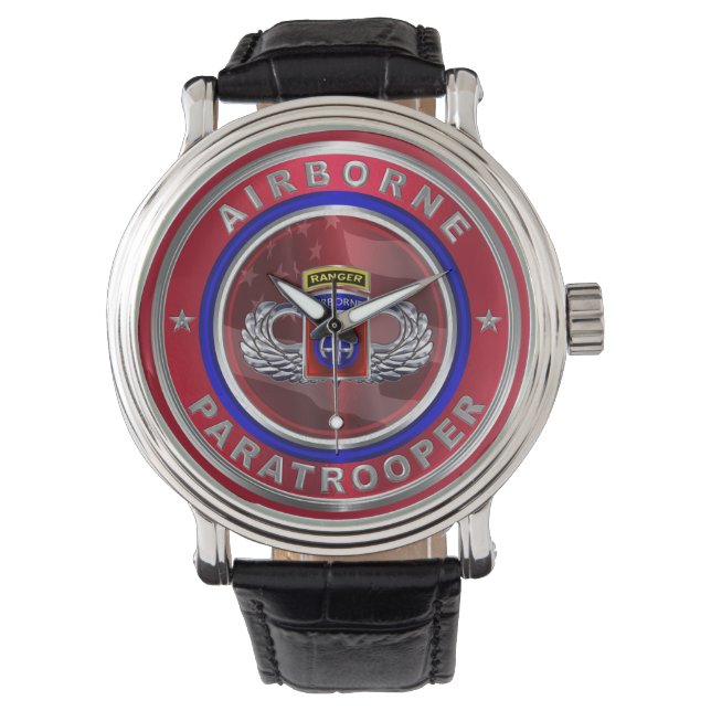 82nd Airborne Division Airborne Ranger Watch (Front)
