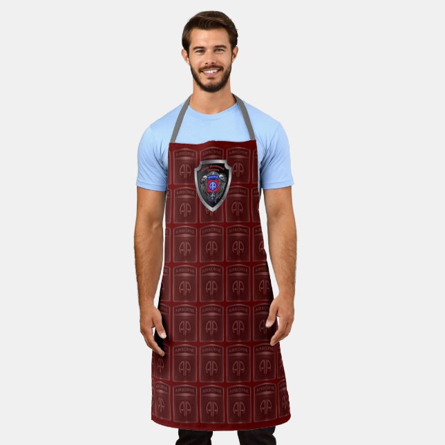 82nd Airborne Division “Airborne Shield” Apron (Worn)