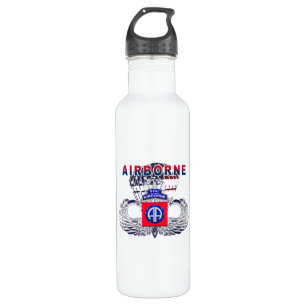 82nd Airborne Division “AIRBORNE” Stainless Steel Water Bottle