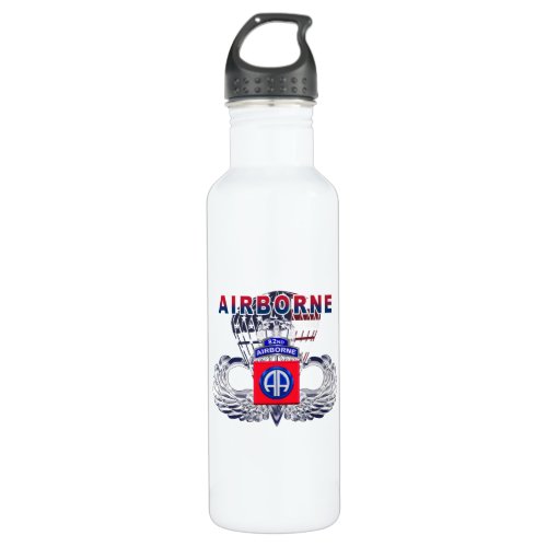 82nd Airborne Division AIRBORNE Stainless Steel Water Bottle
