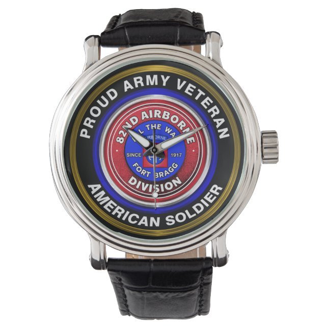 82nd Airborne Division Airborne Veteran Watch (Front)
