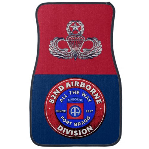 82nd Airborne Division Airborne Vintage Design Car Floor Mat