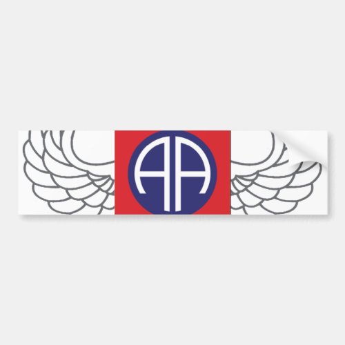 82nd Airborne Division All American Bumper Sticker