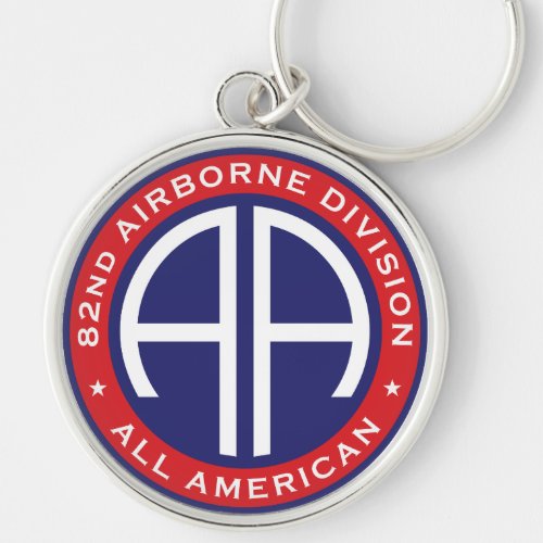 82nd Airborne Division All American Casual Patch Keychain