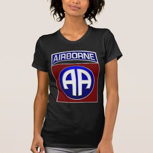 82nd Airborne Division All American Combat Patch T_Shirt