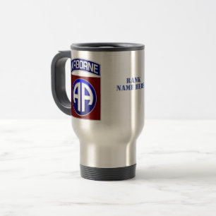 82nd Airborne Division All American Combat Patch Travel Mug