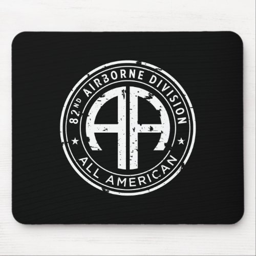 82nd Airborne Division All American Distressed Mouse Pad