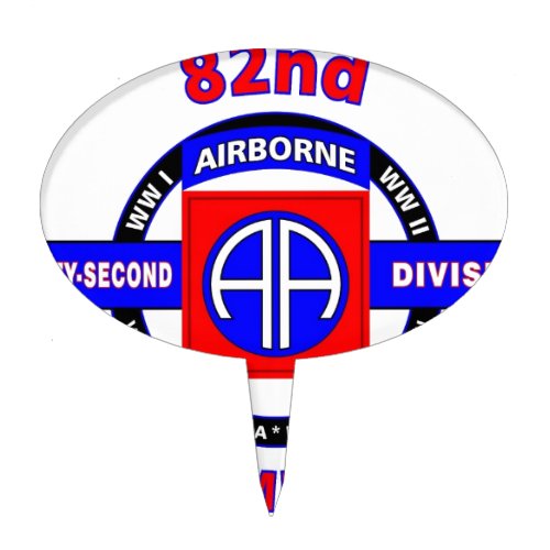 82ND AIRBORNE DIVISION ALL AMERICAN DIVISION CAKE TOPPER