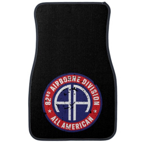 82nd Airborne Division All American Grunge Car Floor Mat