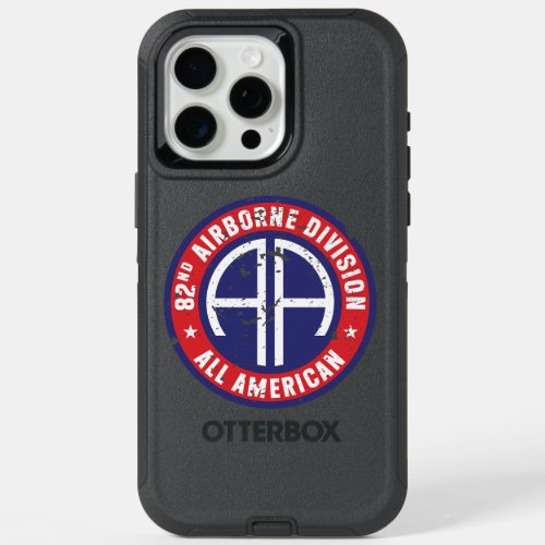 82nd Airborne Division All American Grunge iPhone 15 Pro Max Case
