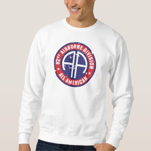 82nd Airborne Division All American Grunge Sweatshirt