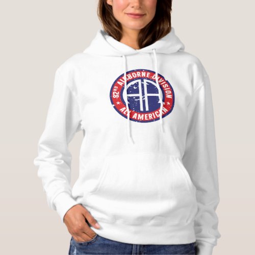 82nd Airborne Division All American Grunge Women Hoodie