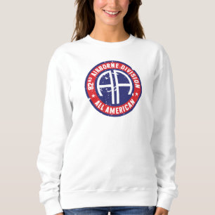 82nd Airborne Division "All American" Grunge Women Sweatshirt
