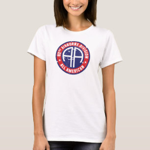 82nd Airborne Division "All American" Grunge Women T-Shirt