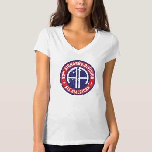 82nd Airborne Division All American Grunge Women T_Shirt