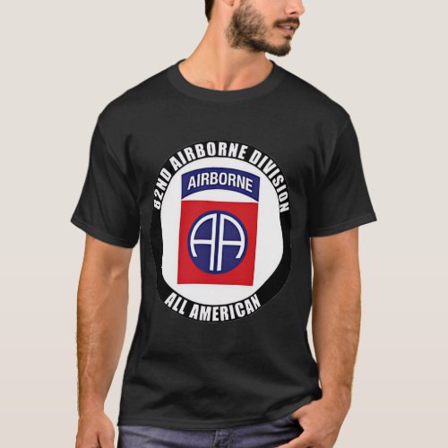 82nd Airborne Division All American Military Veter T_Shirt