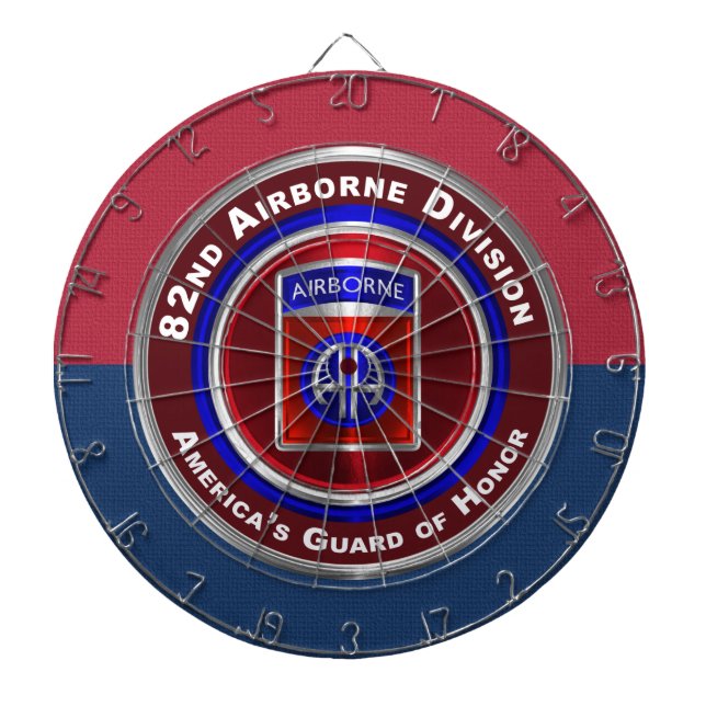 82nd Airborne Division “All Americans” Dart Board (Front)