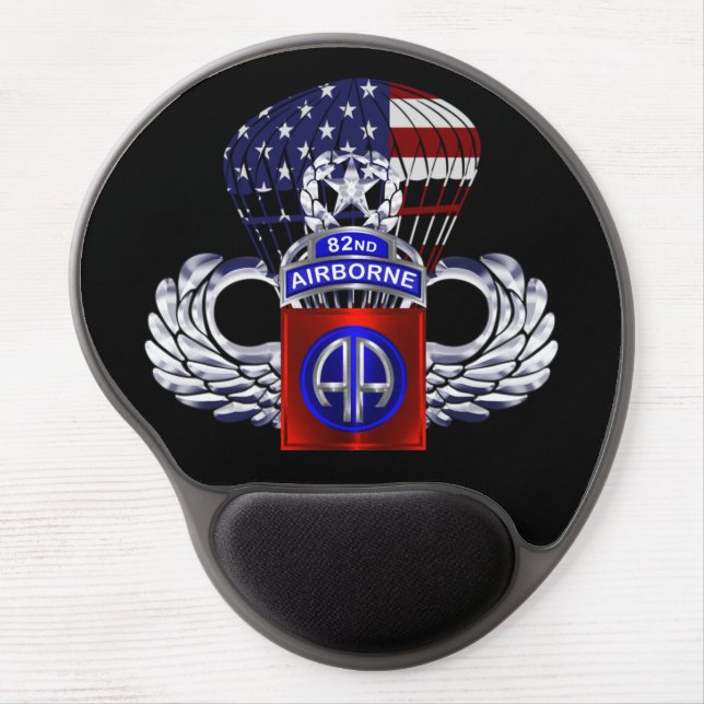 82nd Airborne Division "ALL AMERICANS"  Gel Mouse Pad (Front)