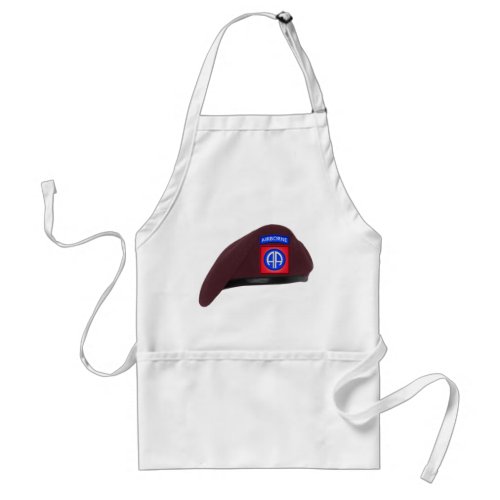82nd Airborne Division All The Way Adult Apron