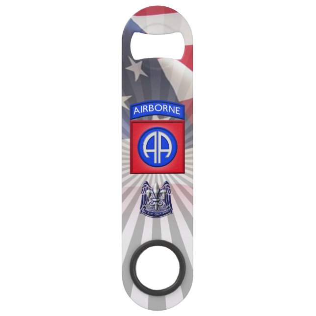 82nd Airborne Division “All The Way” Bar Key (Front)