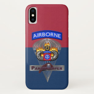 82nd Airborne Division “All The Way” iPhone X Case