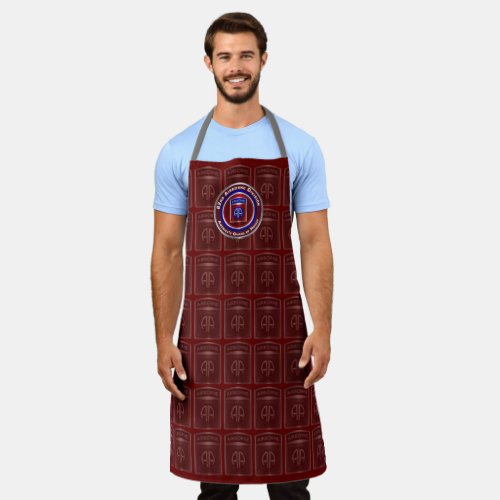 82nd Airborne Division All The Way Custom Design Apron