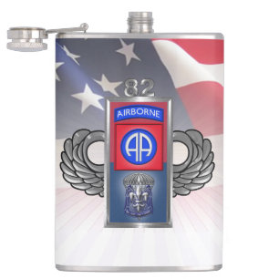 82nd Airborne Division “All The Way” Flask