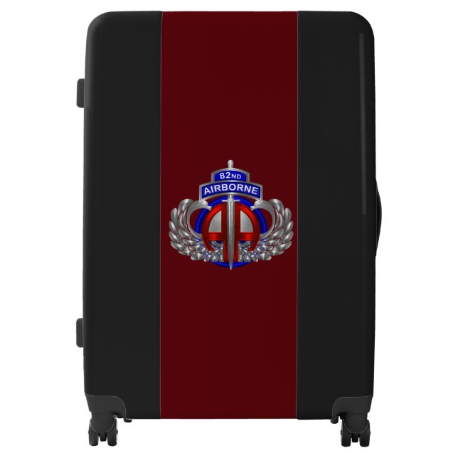 82nd Airborne Division All The Way Luggage (Front)
