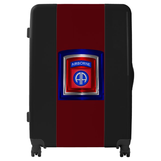 82nd Airborne Division All The Way Luggage (Front)