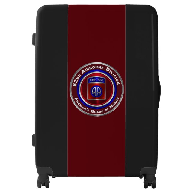 82nd Airborne Division All The Way Luggage (Front)