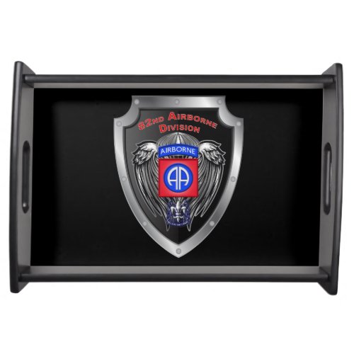 82nd Airborne Division All The Way Serving Tray