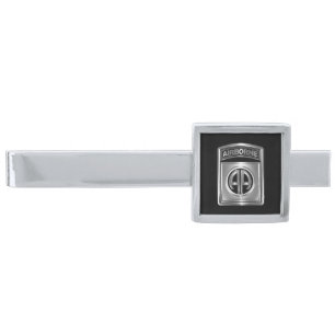82nd Airborne Division “ALL THE WAY” Silver Finish Tie Bar