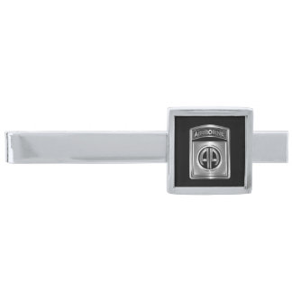 82nd Airborne Division “ALL THE WAY” Silver Finish Tie Bar