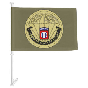 82nd Airborne Division – America’s Guard of Honor Car Flag