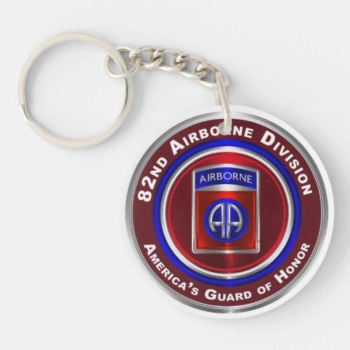 82nd Airborne Division Americas Guard of Honor Keychain