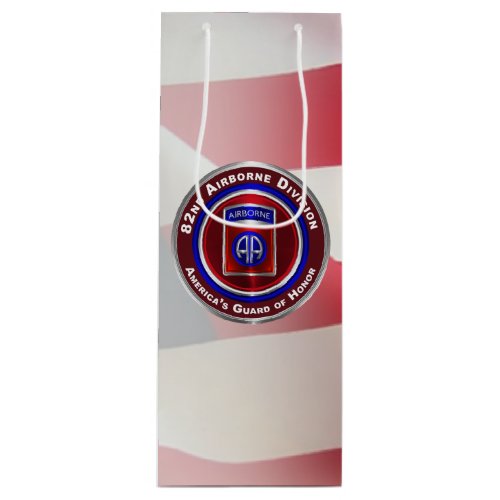 82nd Airborne Division Americas Guard of Honor Wine Gift Bag