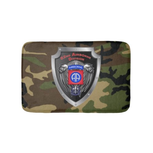82nd Airborne Division Americas Guardian of Hono Bath Mat
