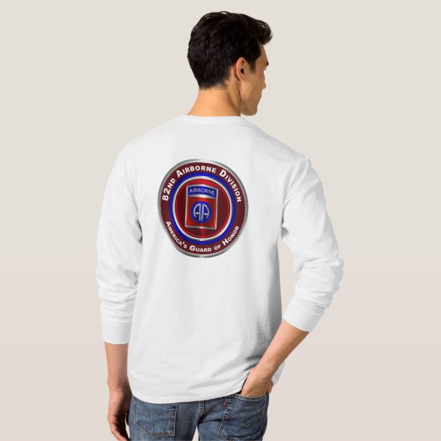 82nd Airborne Division America’s Guardian of Honor T-Shirt (Back Full)