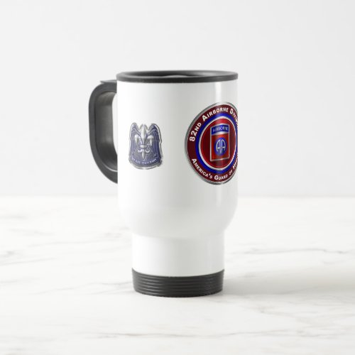 82nd Airborne Division Americas Guardian of Honor Travel Mug