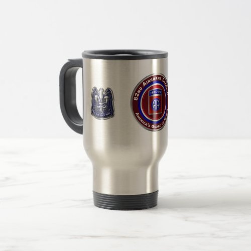 82nd Airborne Division Americas Guardian of Honor Travel Mug