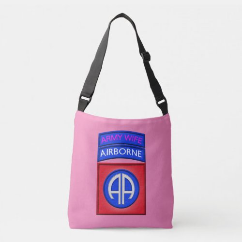82nd Airborne Division Army Wife Crossbody Bag
