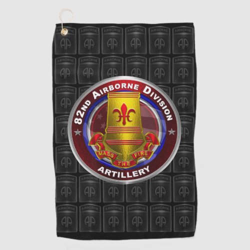 82nd Airborne Division Artillery  Golf Towel