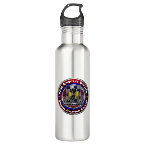 82nd Airborne Division Aviation Brigade  Stainless Steel Water Bottle