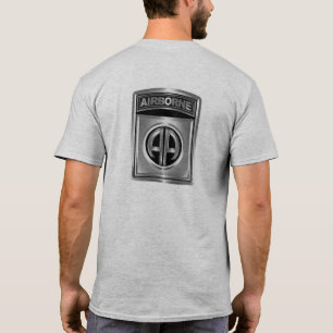 82nd Airborne Division Awesome Chrome Design T-Shirt